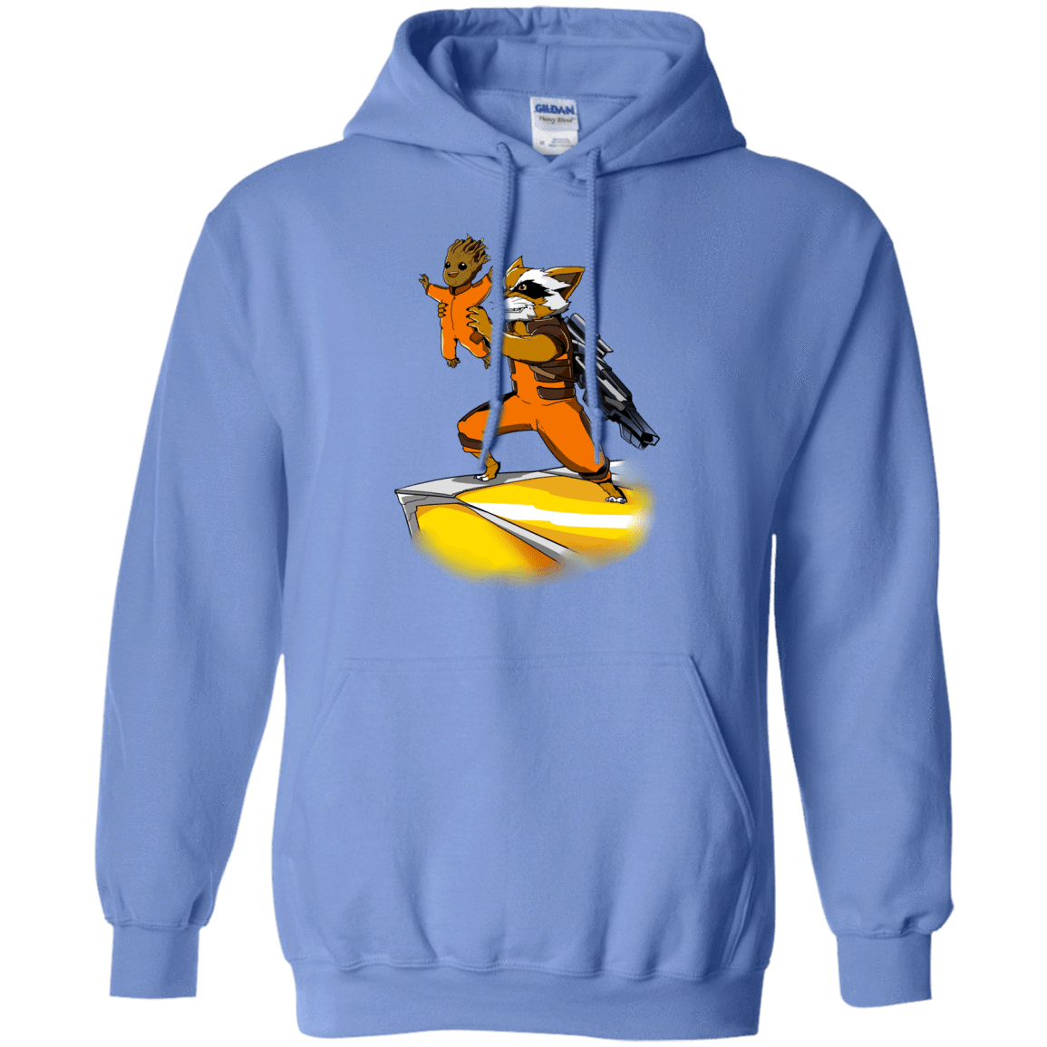 Sweatshirts Carolina Blue / Small Baby Groot Pullover Hoodie