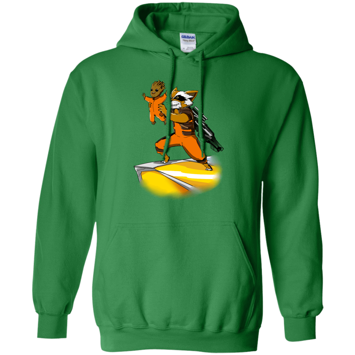 Sweatshirts Irish Green / Small Baby Groot Pullover Hoodie