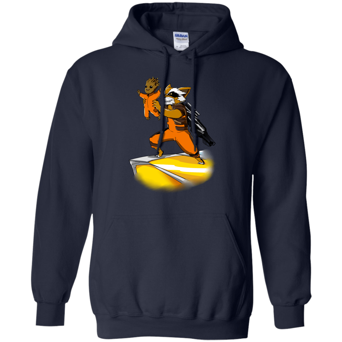 Sweatshirts Navy / Small Baby Groot Pullover Hoodie