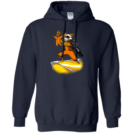 Sweatshirts Navy / Small Baby Groot Pullover Hoodie