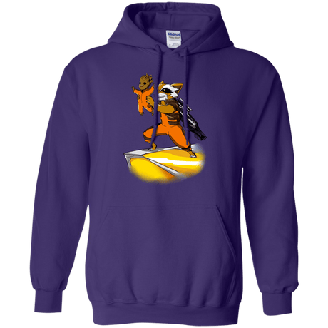 Sweatshirts Purple / Small Baby Groot Pullover Hoodie