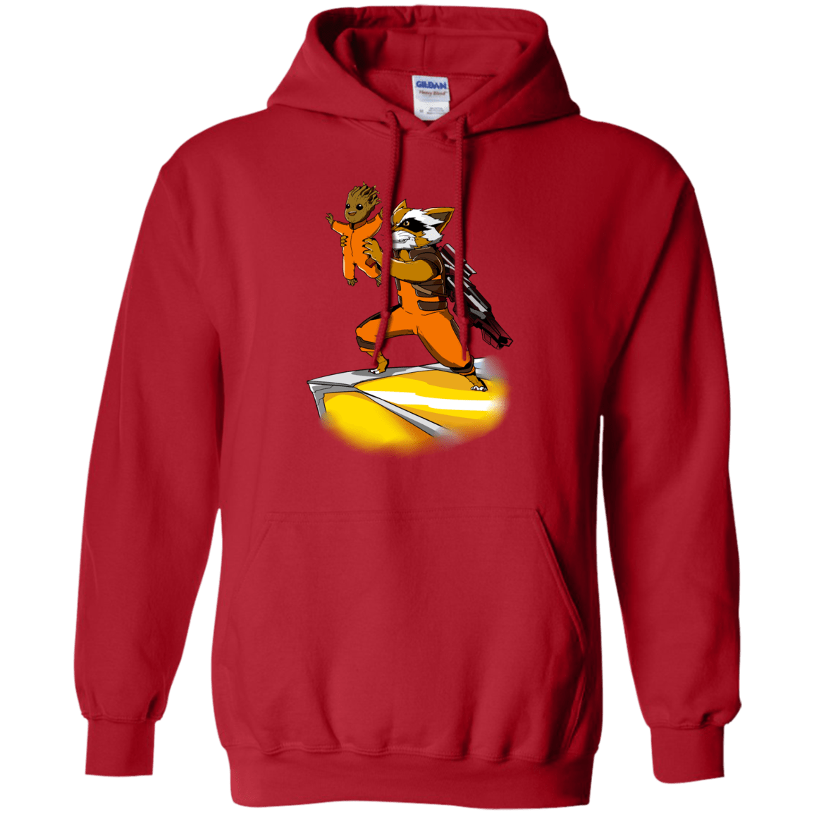 Sweatshirts Red / Small Baby Groot Pullover Hoodie