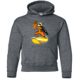 Sweatshirts Dark Heather / YS Baby Groot Youth Hoodie