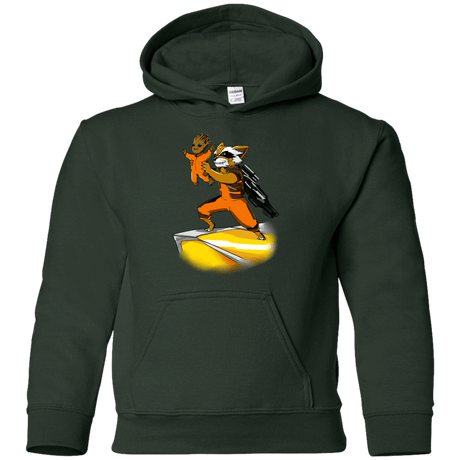 Sweatshirts Forest Green / YS Baby Groot Youth Hoodie