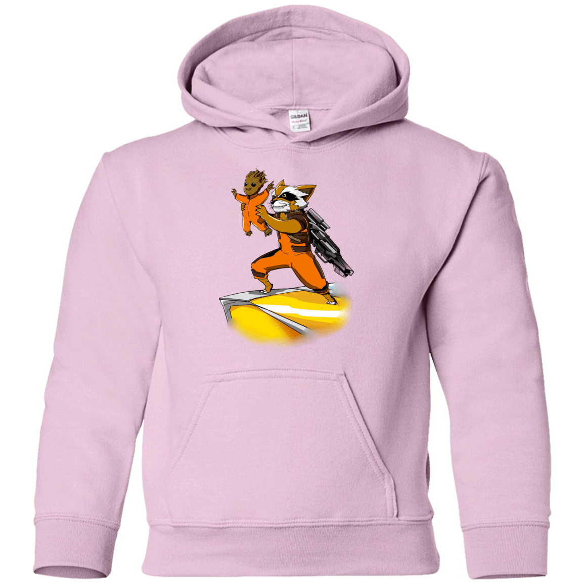 Sweatshirts Light Pink / YS Baby Groot Youth Hoodie