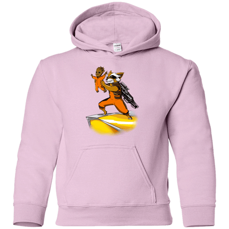 Sweatshirts Light Pink / YS Baby Groot Youth Hoodie