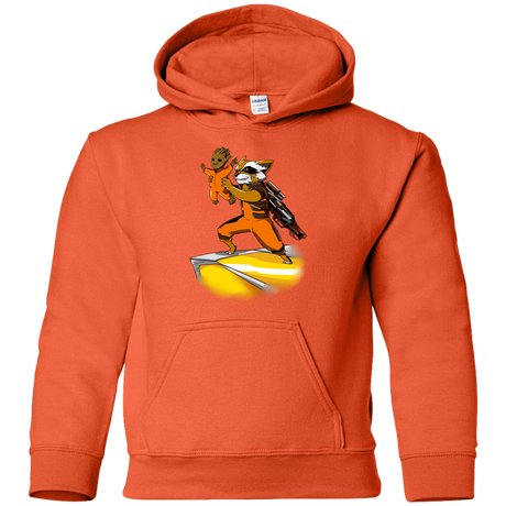 Sweatshirts Orange / YS Baby Groot Youth Hoodie