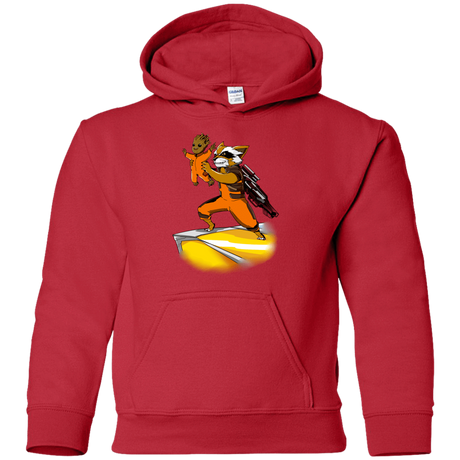 Sweatshirts Red / YS Baby Groot Youth Hoodie