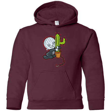 Sweatshirts Maroon / YS Baby Hellraiser Youth Hoodie
