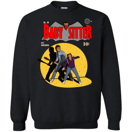 Sweatshirts Black / S Babysitter Batman Crewneck Sweatshirt