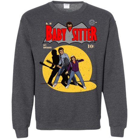 Sweatshirts Dark Heather / S Babysitter Batman Crewneck Sweatshirt