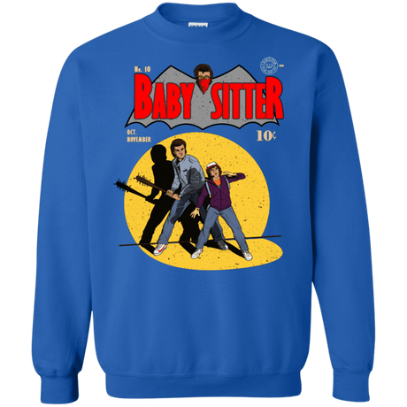 Sweatshirts Royal / S Babysitter Batman Crewneck Sweatshirt