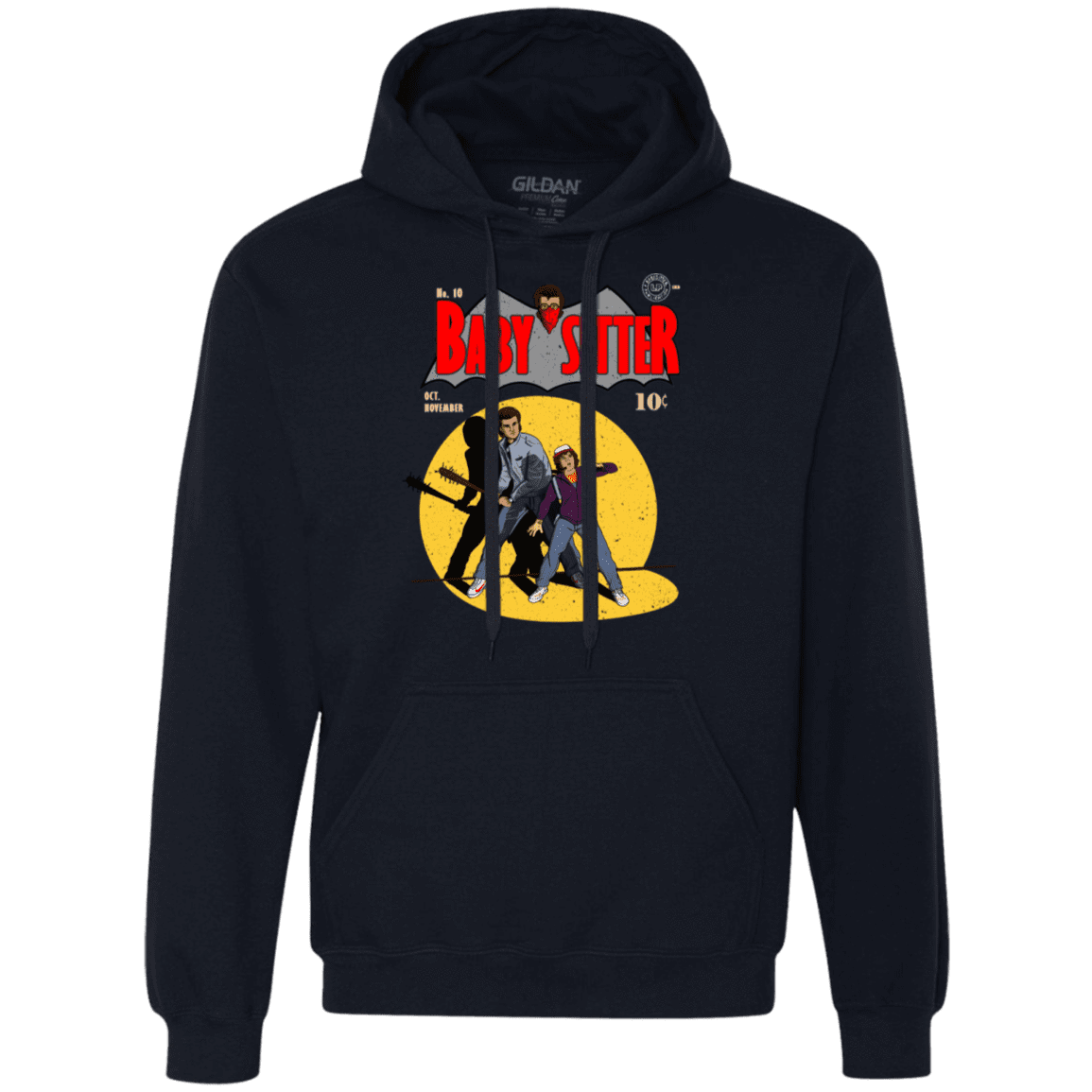 Sweatshirts Navy / S Babysitter Batman Premium Fleece Hoodie