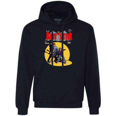 Sweatshirts Navy / S Babysitter Batman Premium Fleece Hoodie