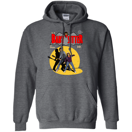 Sweatshirts Dark Heather / S Babysitter Batman Pullover Hoodie