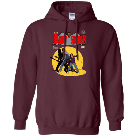 Sweatshirts Maroon / S Babysitter Batman Pullover Hoodie