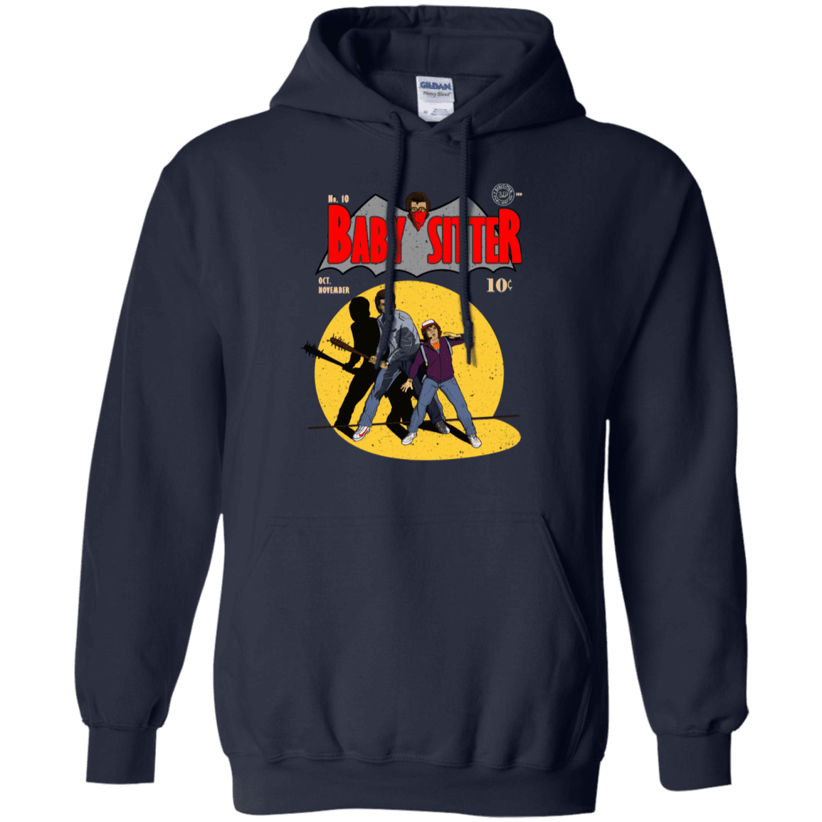 Sweatshirts Navy / S Babysitter Batman Pullover Hoodie