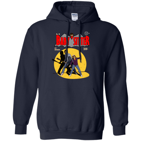 Sweatshirts Navy / S Babysitter Batman Pullover Hoodie