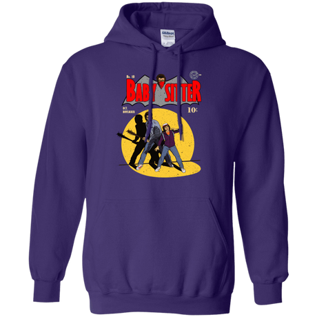 Sweatshirts Purple / S Babysitter Batman Pullover Hoodie