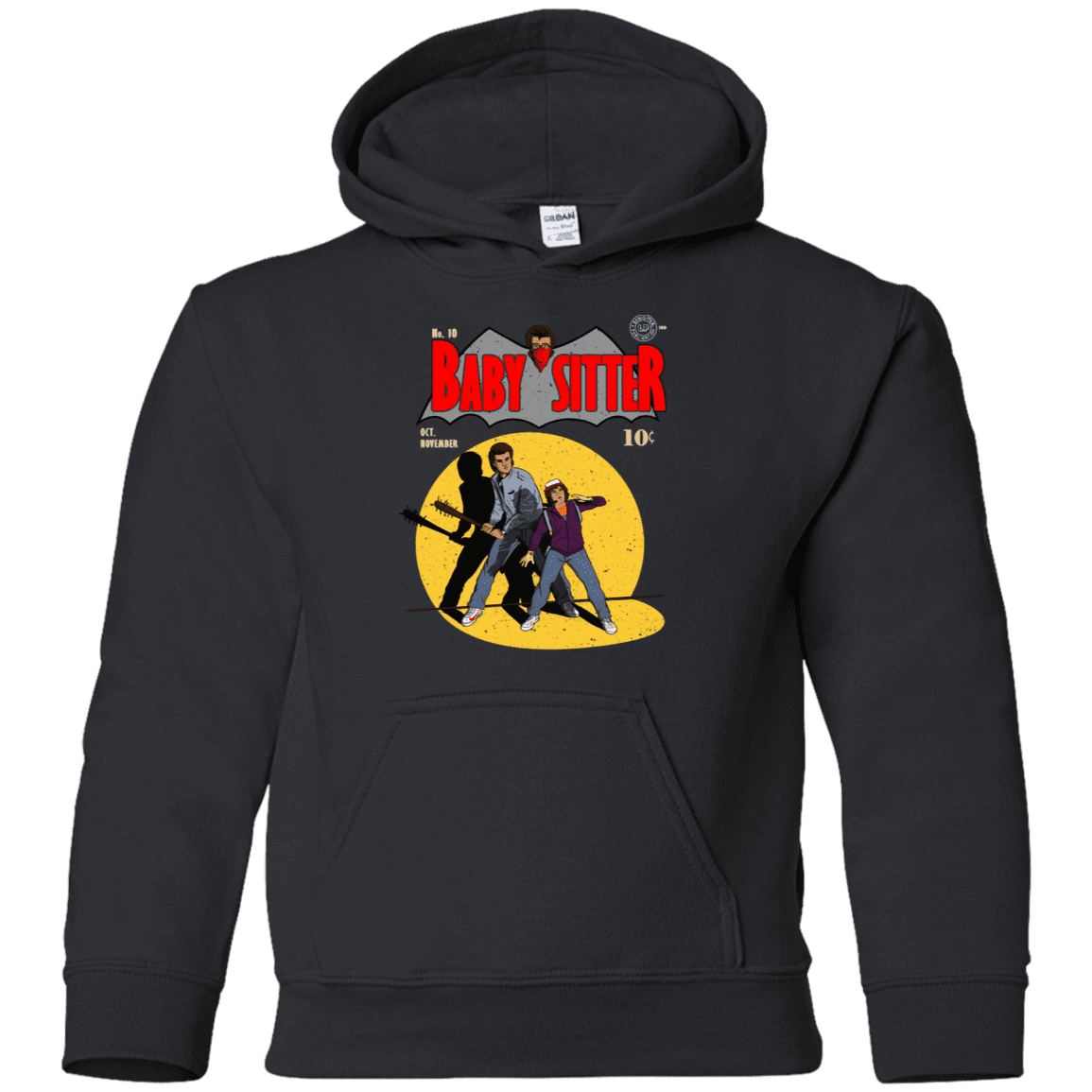 Sweatshirts Black / YS Babysitter Batman Youth Hoodie