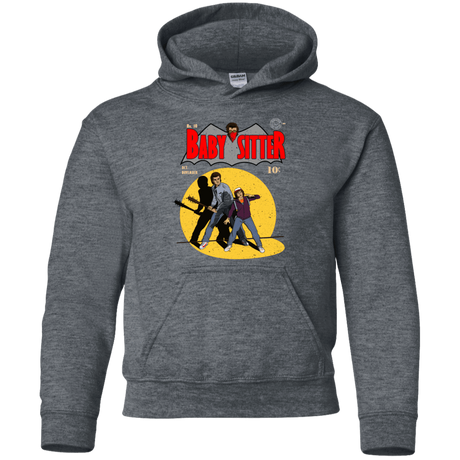 Sweatshirts Dark Heather / YS Babysitter Batman Youth Hoodie