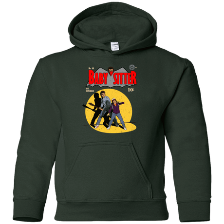 Sweatshirts Forest Green / YS Babysitter Batman Youth Hoodie