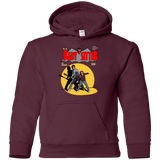 Sweatshirts Maroon / YS Babysitter Batman Youth Hoodie