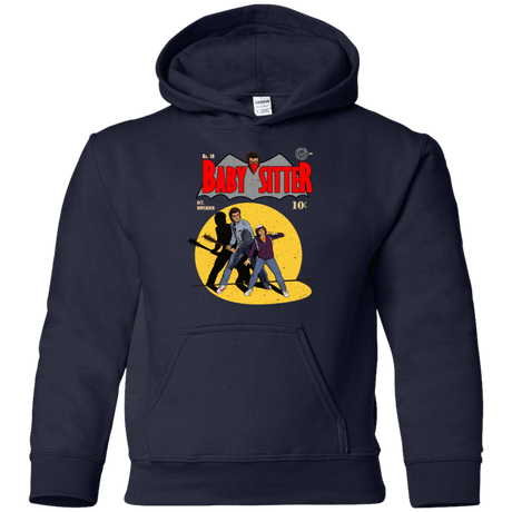 Sweatshirts Navy / YS Babysitter Batman Youth Hoodie