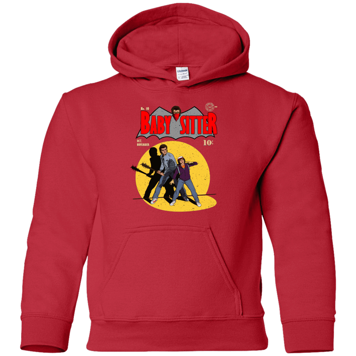 Sweatshirts Red / YS Babysitter Batman Youth Hoodie