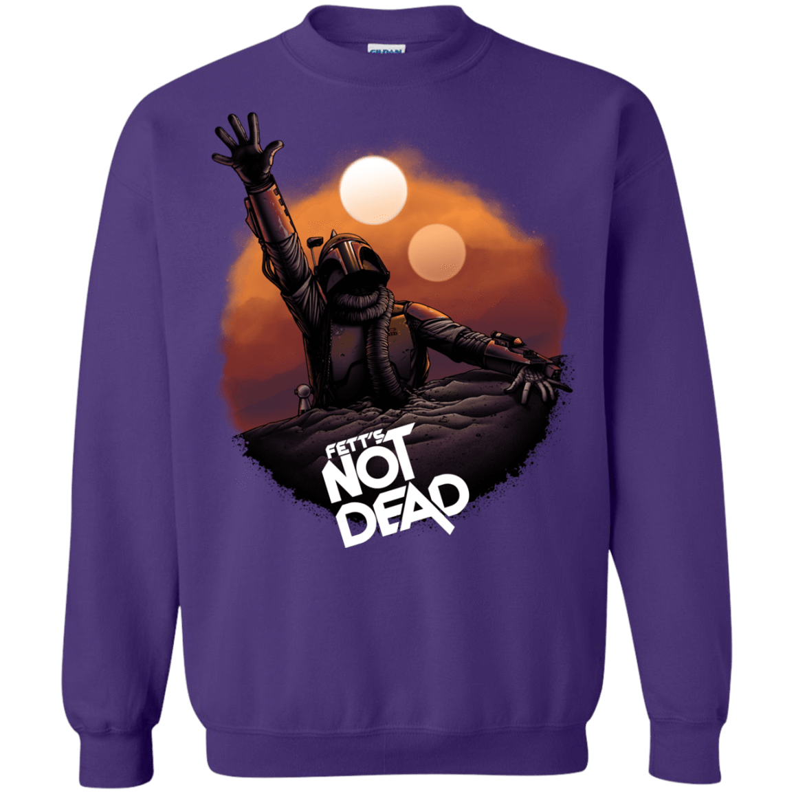 Sweatshirts Purple / Small Back From The Pit Crewneck Sweatshirt