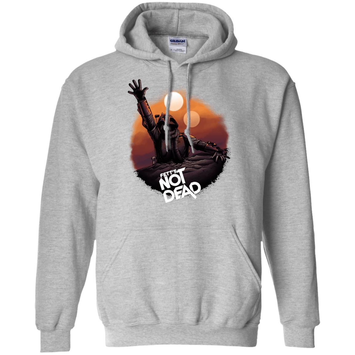 Sweatshirts Sport Grey / Small Back From The Pit Pullover Hoodie