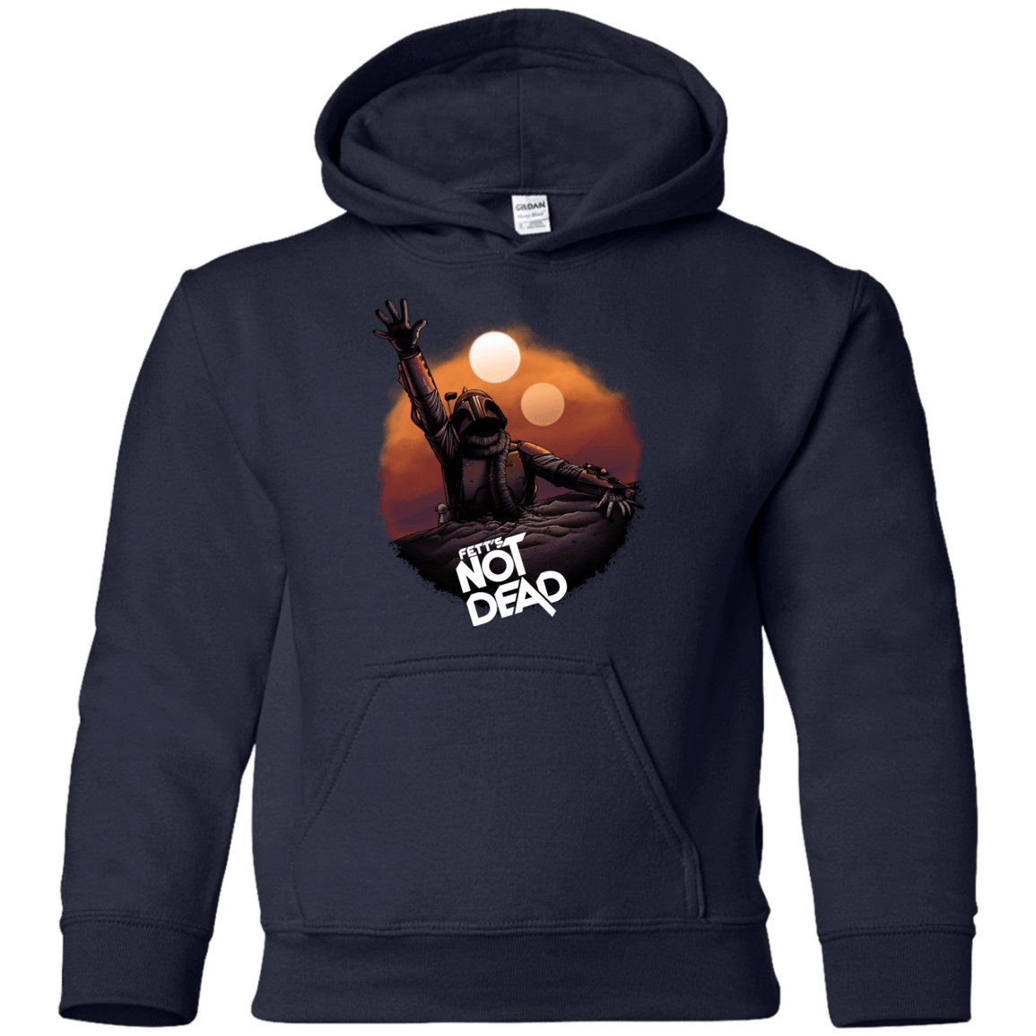 Sweatshirts Navy / YS Back From The Pit Youth Hoodie