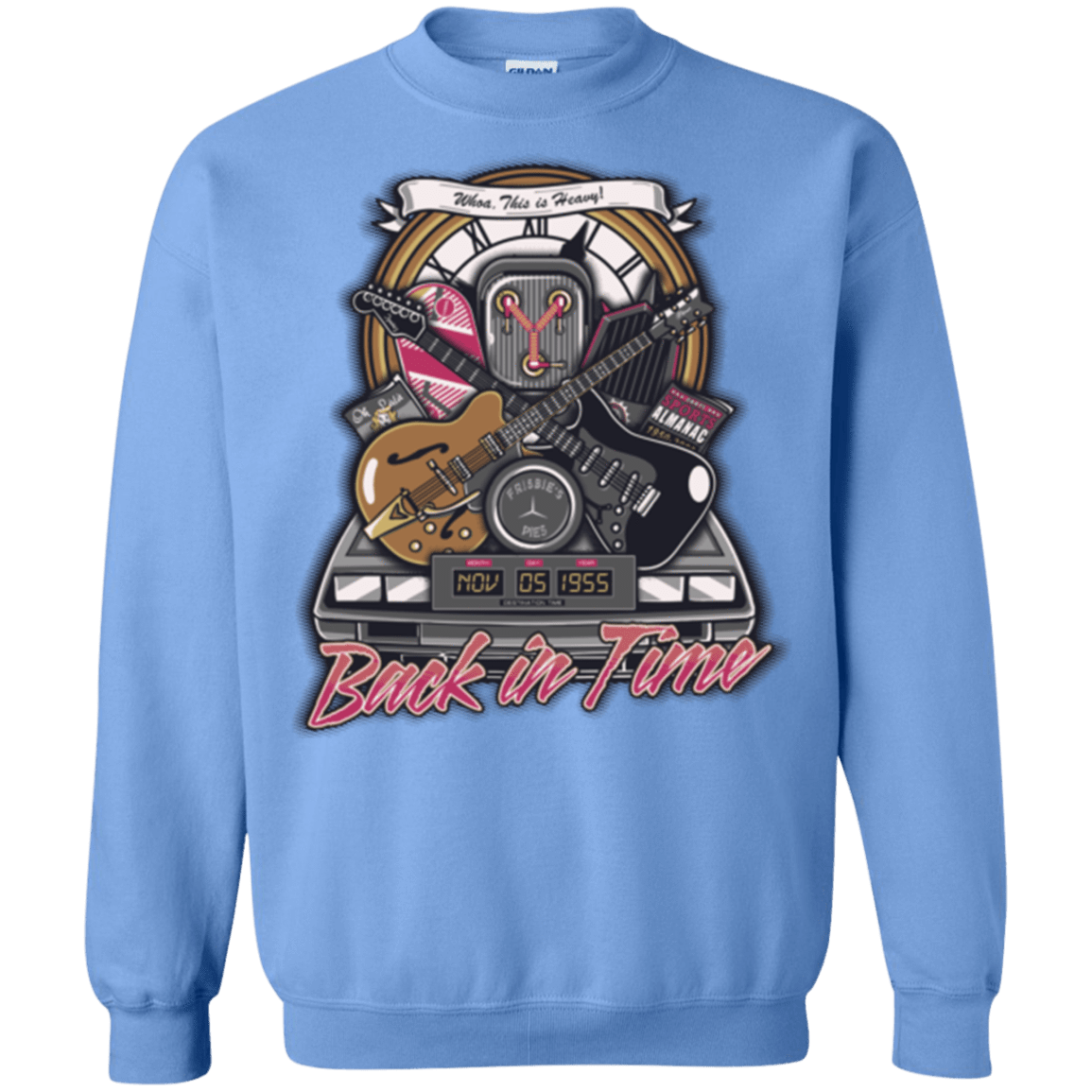 Sweatshirts Carolina Blue / Small Back in time Crewneck Sweatshirt