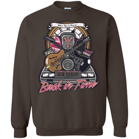 Sweatshirts Dark Chocolate / Small Back in time Crewneck Sweatshirt