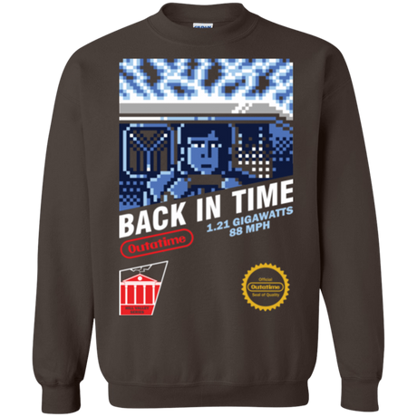 Sweatshirts Dark Chocolate / Small Back In Time Crewneck Sweatshirt