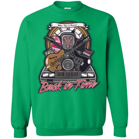Sweatshirts Irish Green / Small Back in time Crewneck Sweatshirt