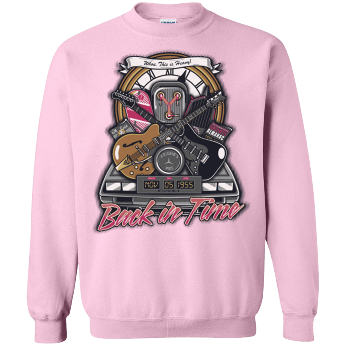 Sweatshirts Light Pink / Small Back in time Crewneck Sweatshirt