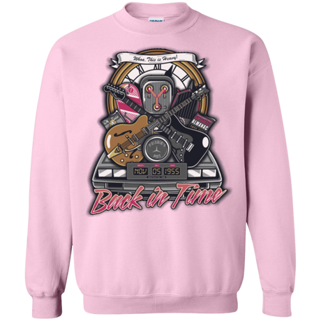Sweatshirts Light Pink / Small Back in time Crewneck Sweatshirt