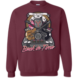 Sweatshirts Maroon / Small Back in time Crewneck Sweatshirt