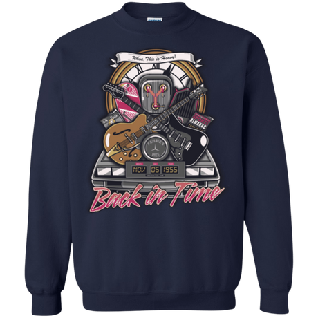 Sweatshirts Navy / Small Back in time Crewneck Sweatshirt