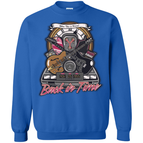 Sweatshirts Royal / Small Back in time Crewneck Sweatshirt