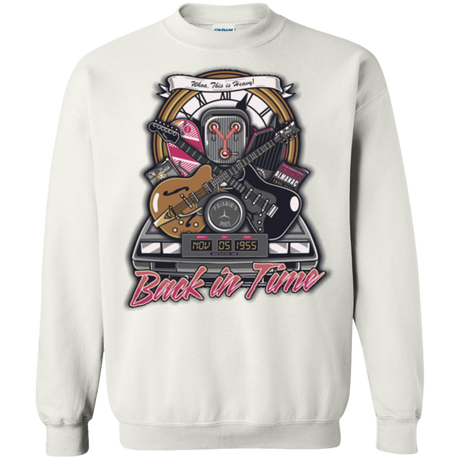 Sweatshirts White / Small Back in time Crewneck Sweatshirt