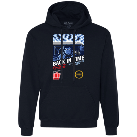 Sweatshirts Navy / Small Back In Time Premium Fleece Hoodie