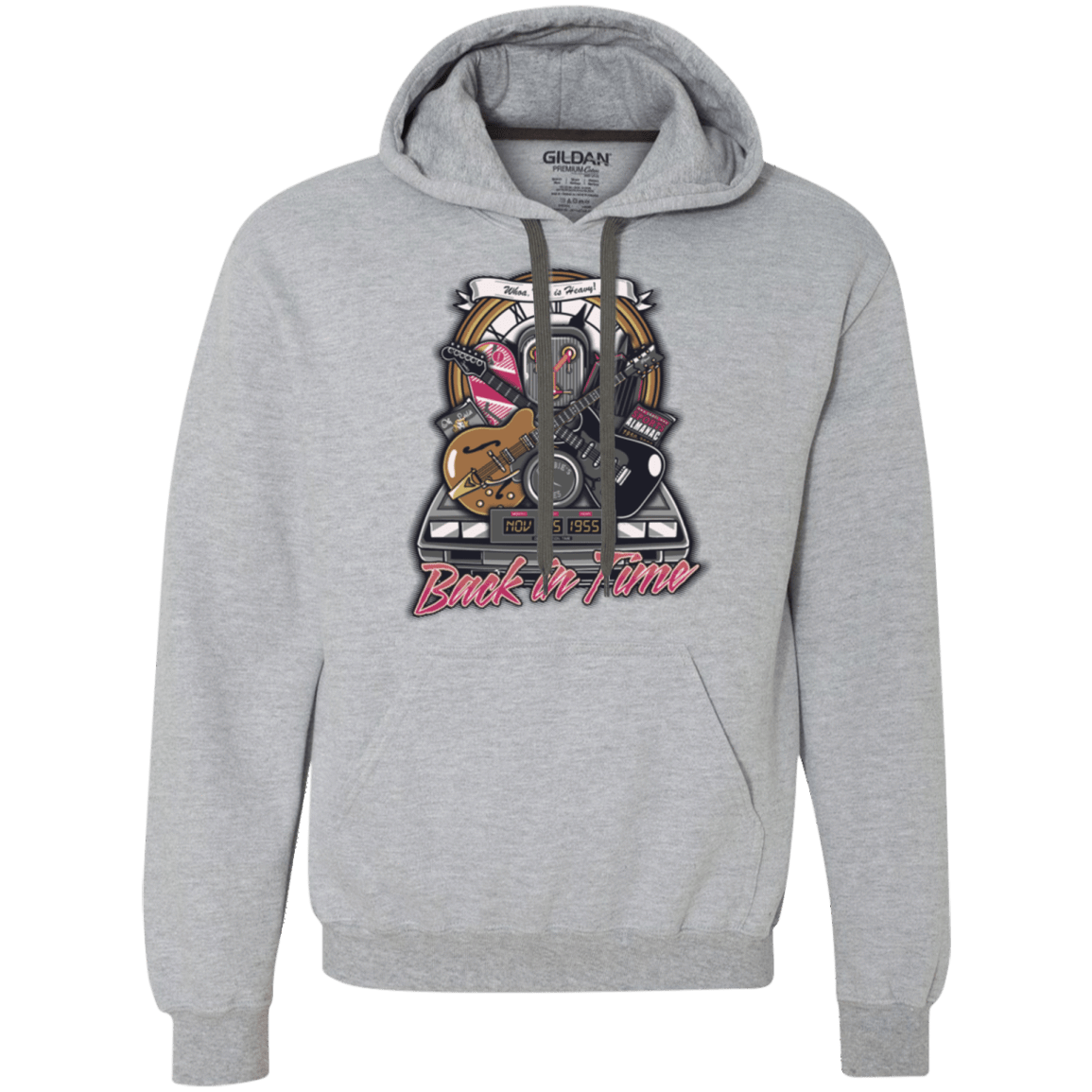 Sweatshirts Sport Grey / Small Back in time Premium Fleece Hoodie