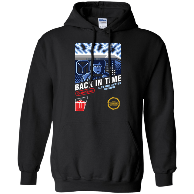 Sweatshirts Black / Small Back In Time Pullover Hoodie