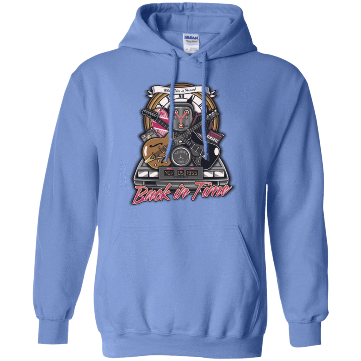 Sweatshirts Carolina Blue / Small Back in time Pullover Hoodie