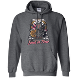 Sweatshirts Dark Heather / Small Back in time Pullover Hoodie