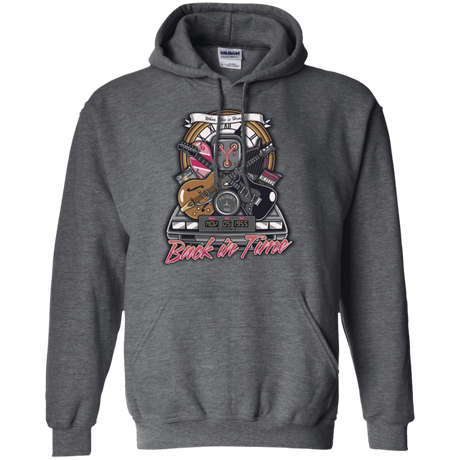 Sweatshirts Dark Heather / Small Back in time Pullover Hoodie