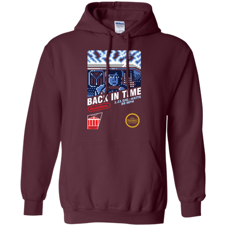 Sweatshirts Maroon / Small Back In Time Pullover Hoodie