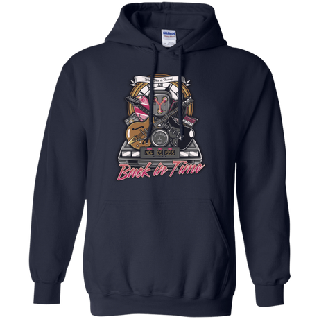 Sweatshirts Navy / Small Back in time Pullover Hoodie